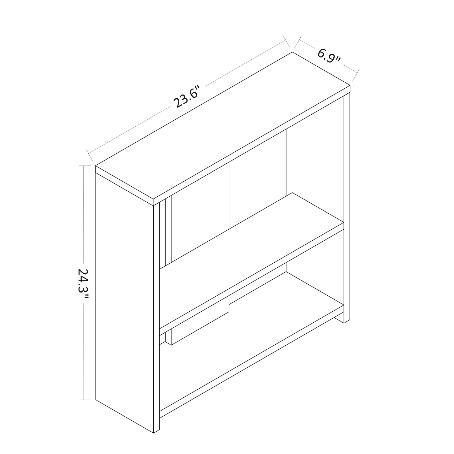 Sydney Side Table, White