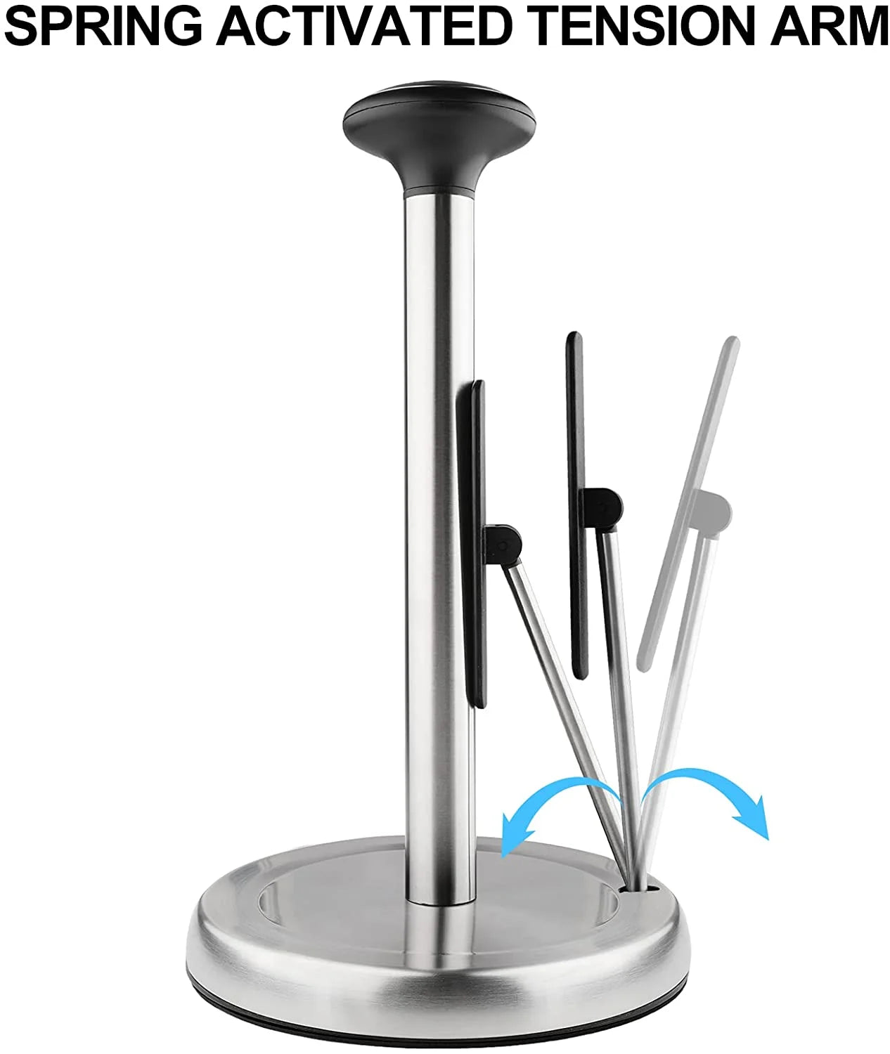 Paper Towel Holder Countertop Dispenser for Kitchen Sliver