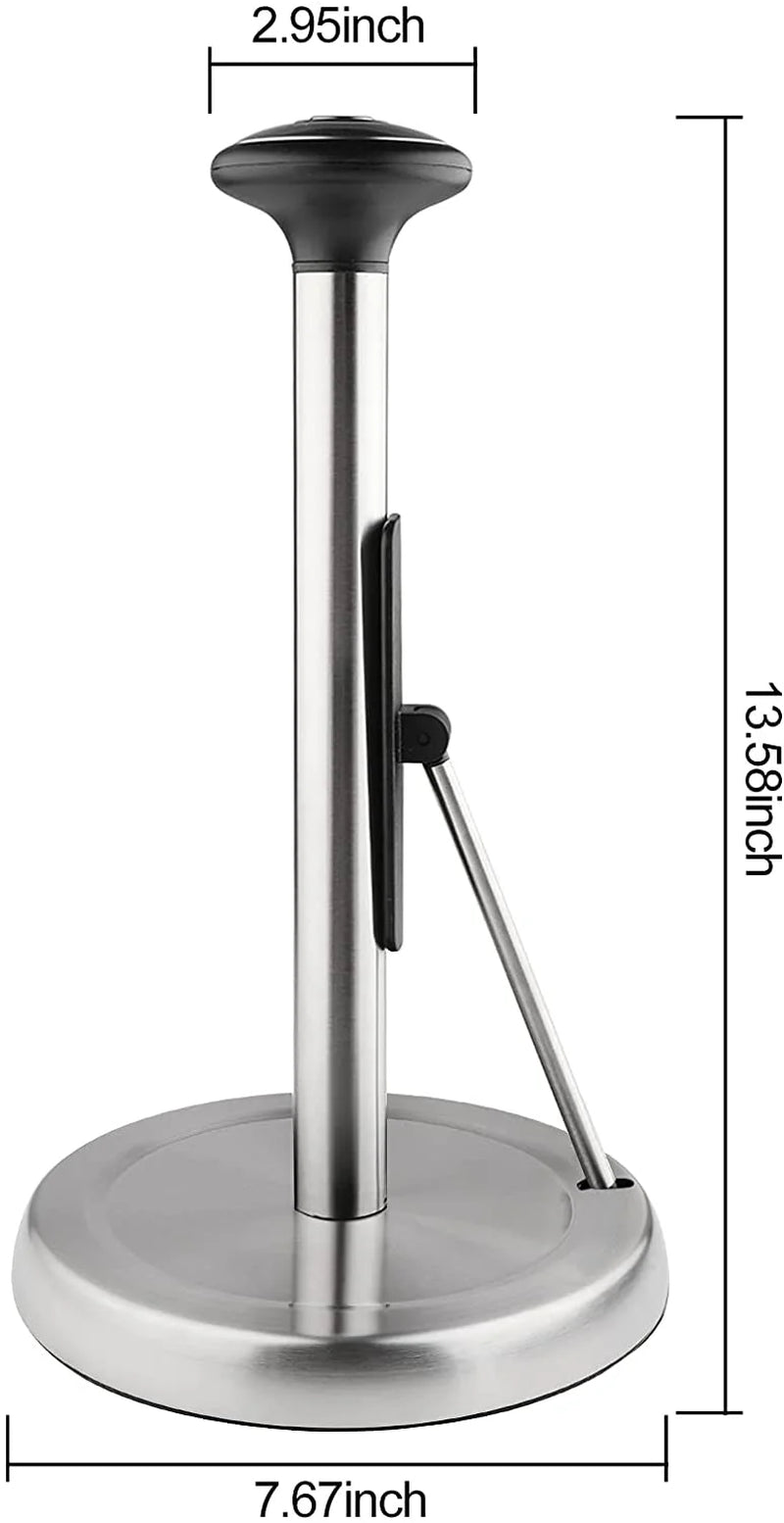 Paper Towel Holder Countertop Dispenser for Kitchen Sliver
