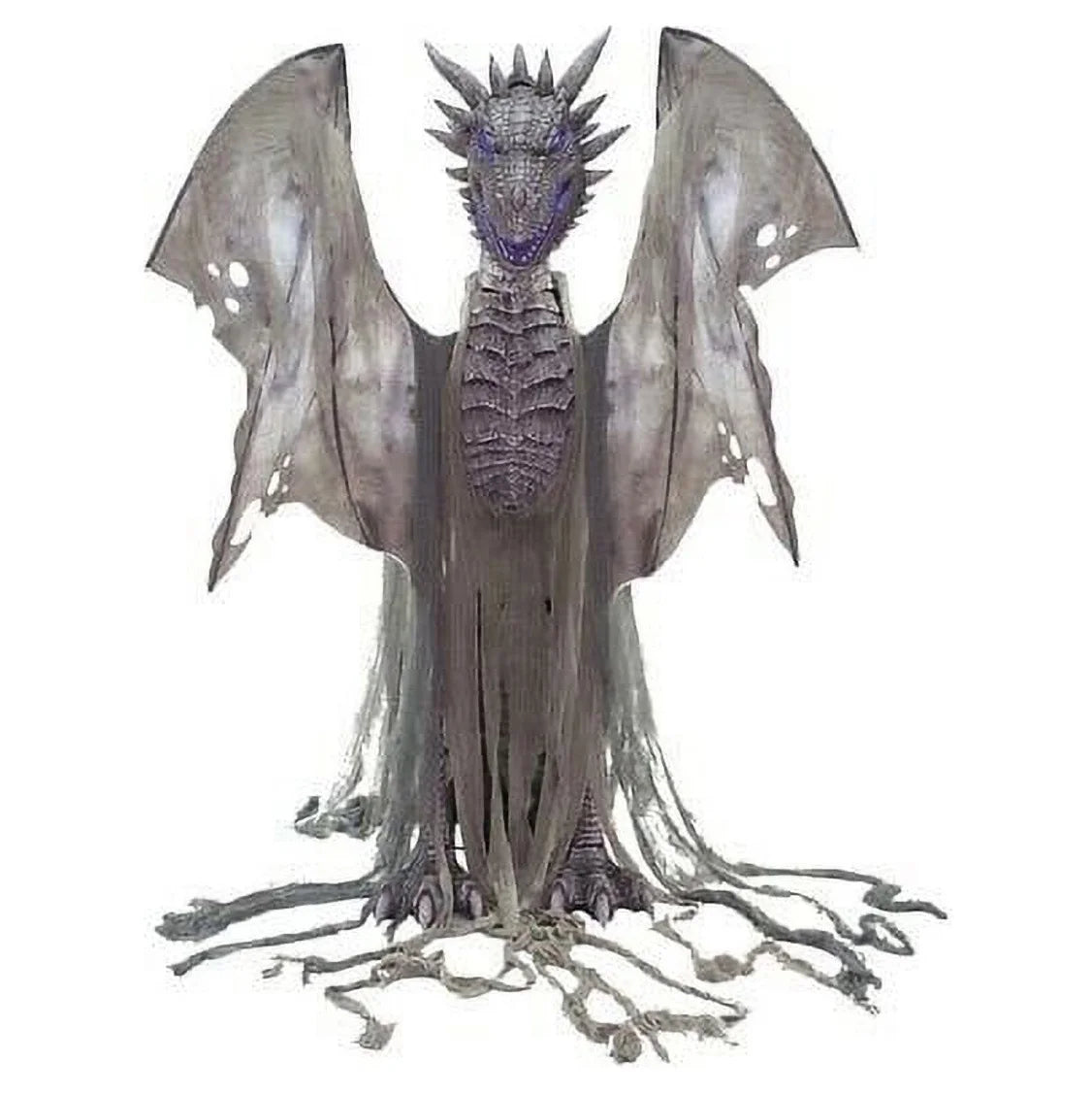 7' Animated Winter Dragon Halloween Decoration