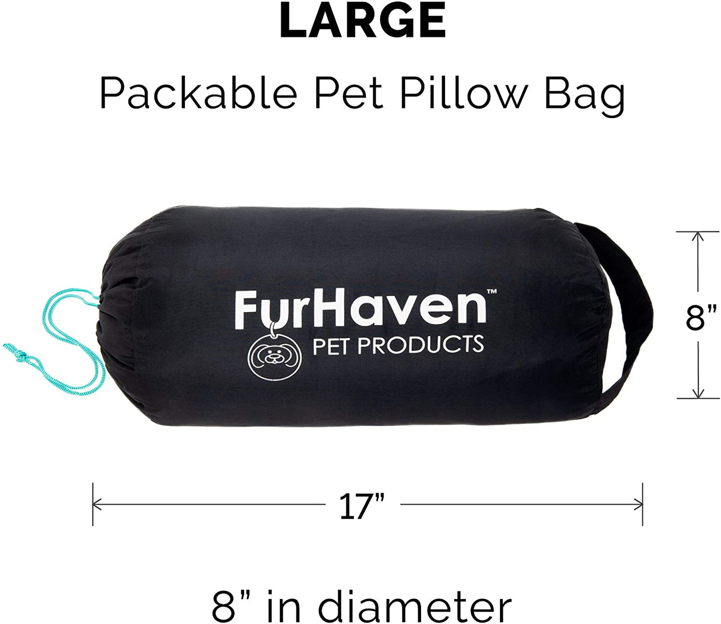 Outdoor Travel Dog Bed for Large/Medium Dogs W/ Carry Bag, Washable & Foldable, Great for Crates & Kennels - Trail Pup Travel Pillow Mat W/ Stuff Sack Bag - Paprika/Camo-Paw, Large