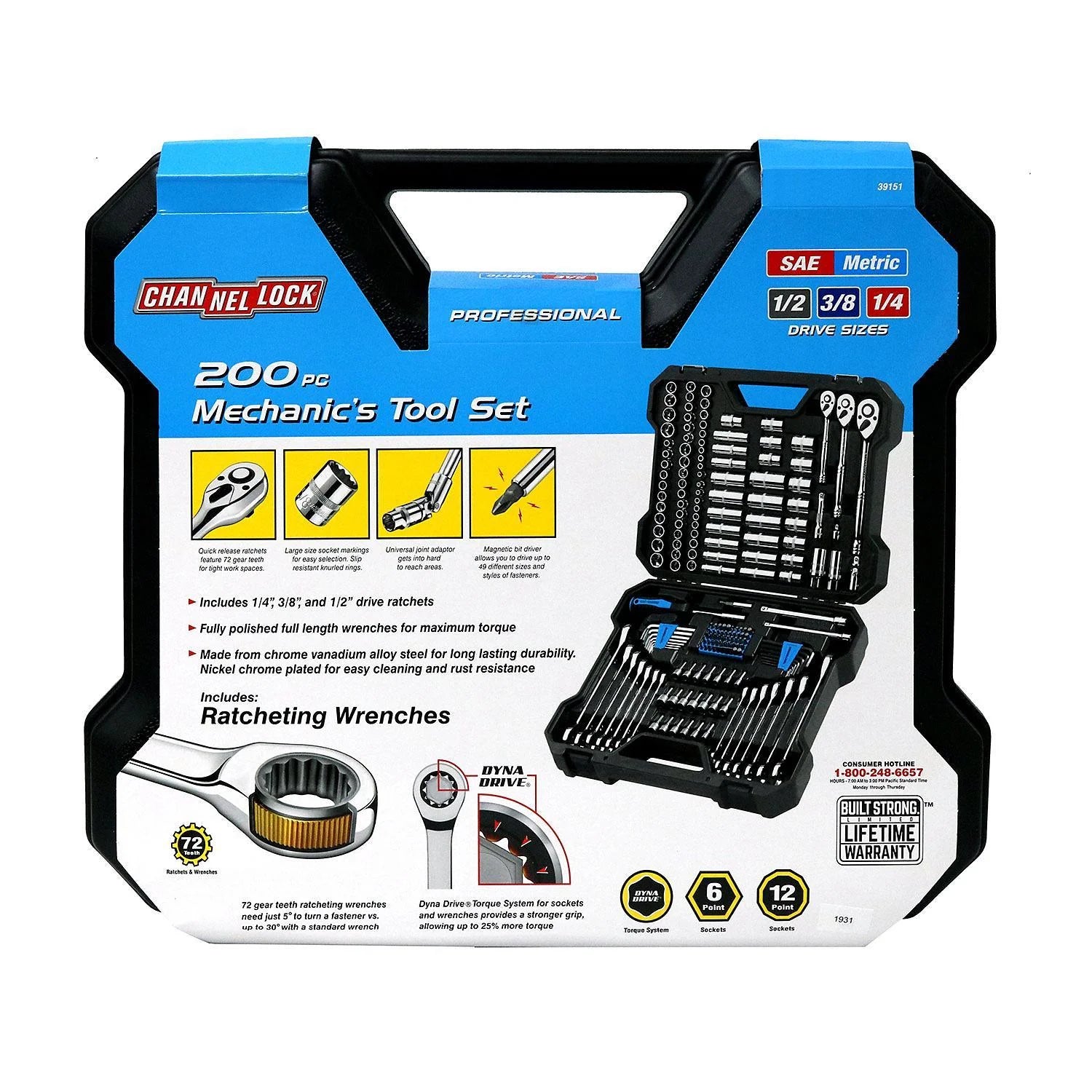 Mechanic'S Set (200 Pc.)