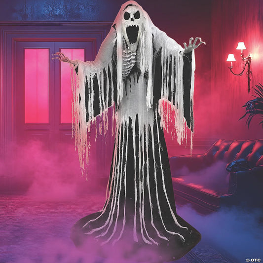 7' Animated Towering Wailing Soul Halloween Decoration