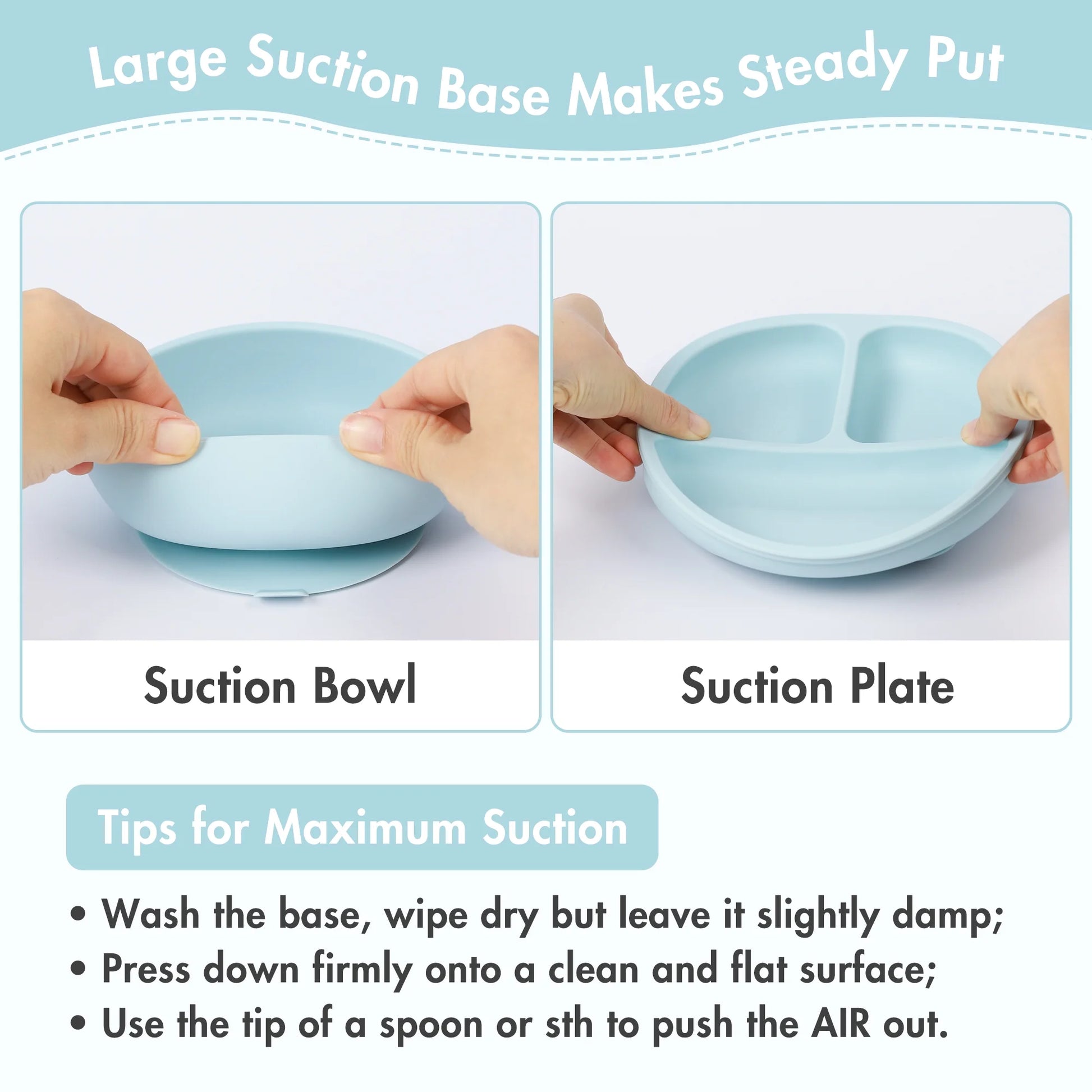 9-Piece Silicone Baby Feeding Set - Baby-Led Weaning Essentials