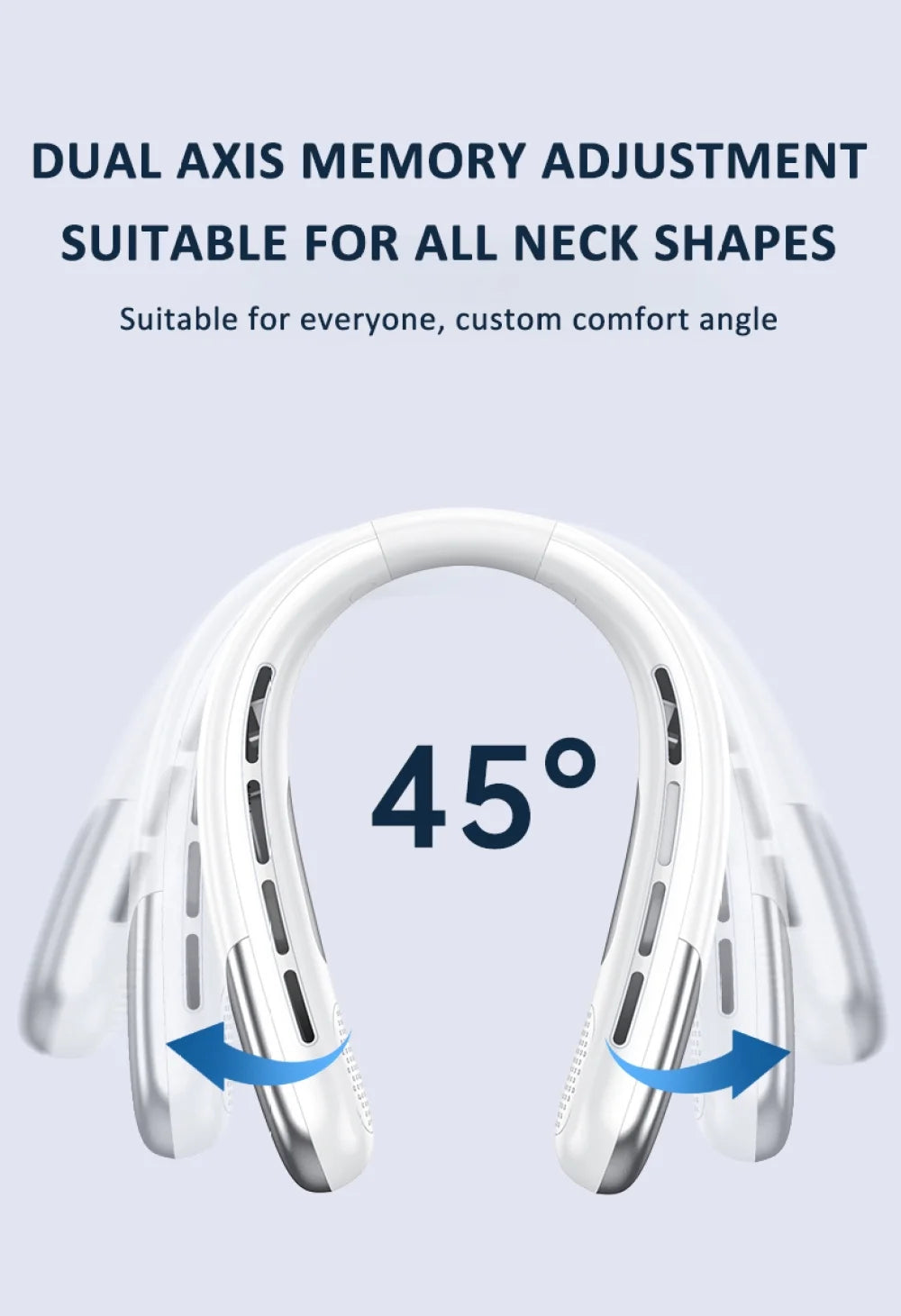 New Neck  Portable Hanging Wearable Cooling s Bladeless Cooler for Outdoor Camping & Home