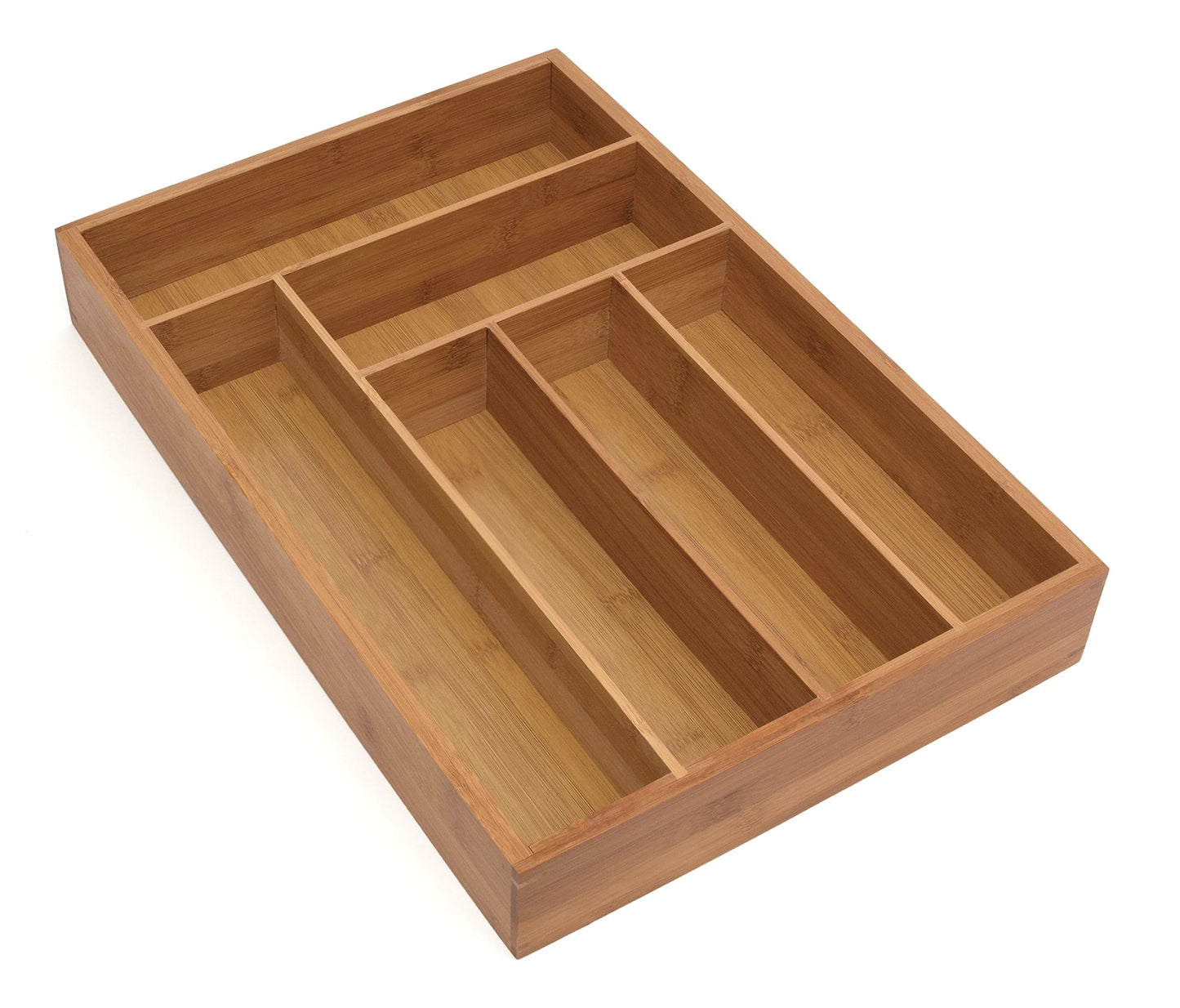 Bamboo Deep Flatware Organizer