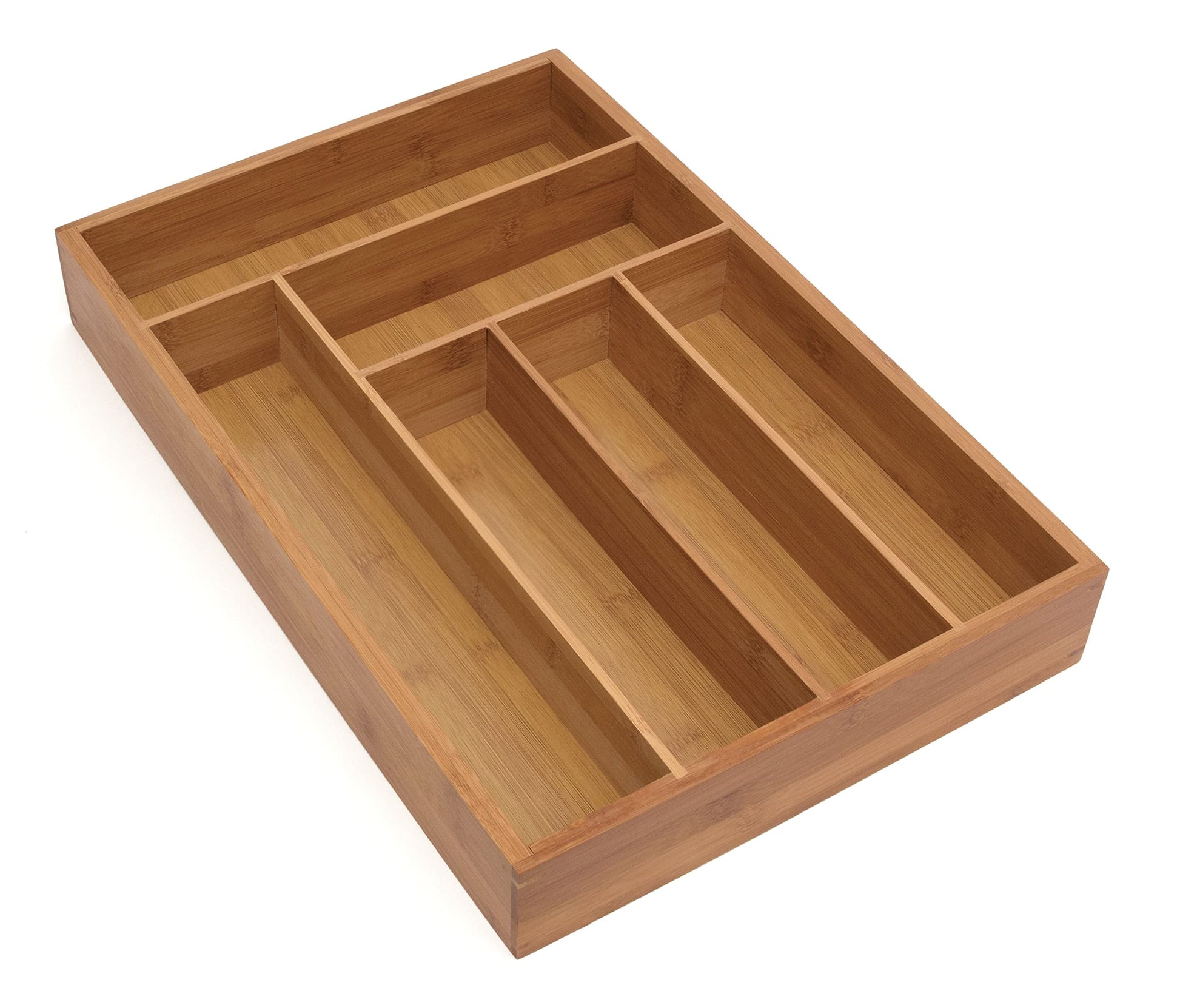Bamboo Deep Flatware Organizer