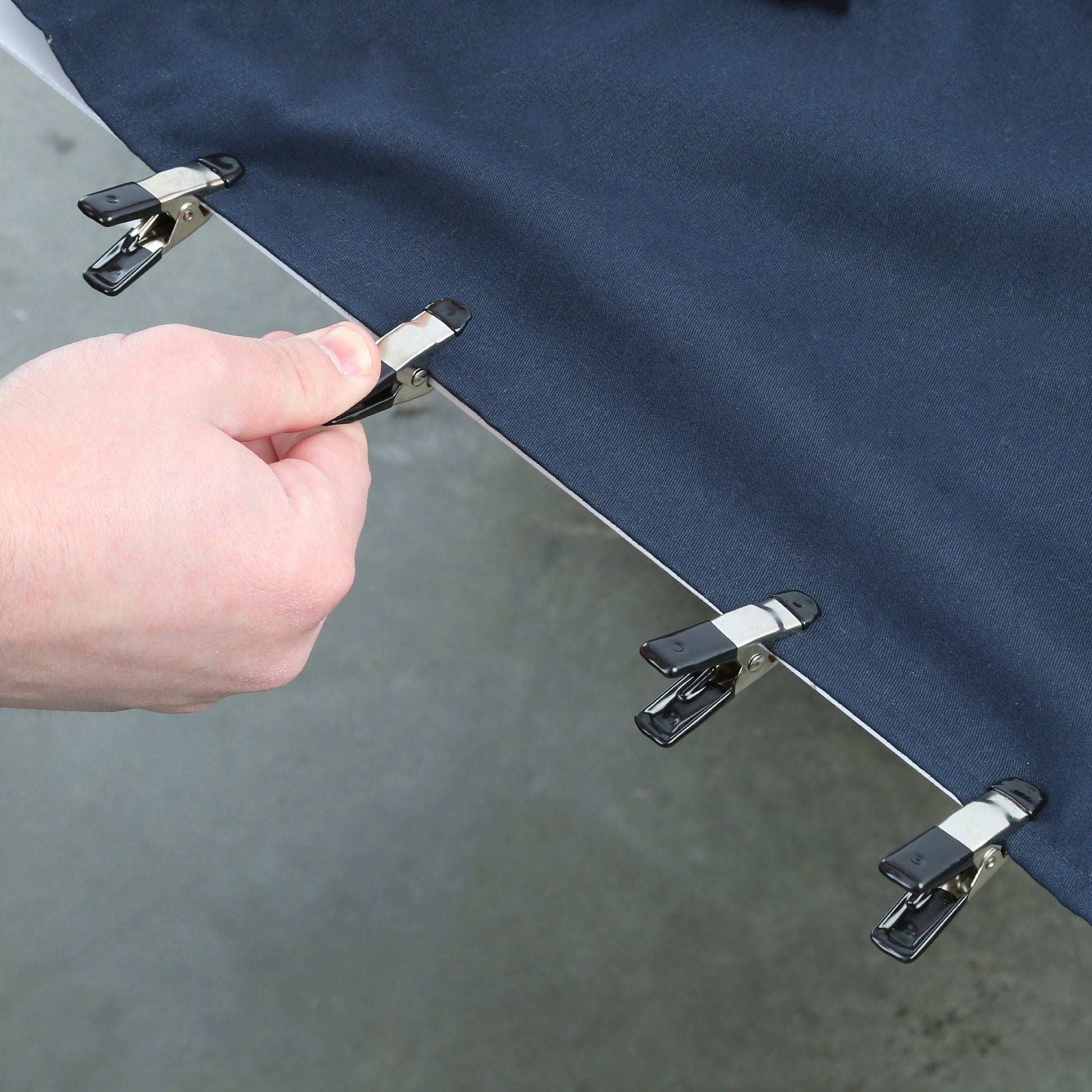 12-Piece Mini Metal Spring Clamp Set
