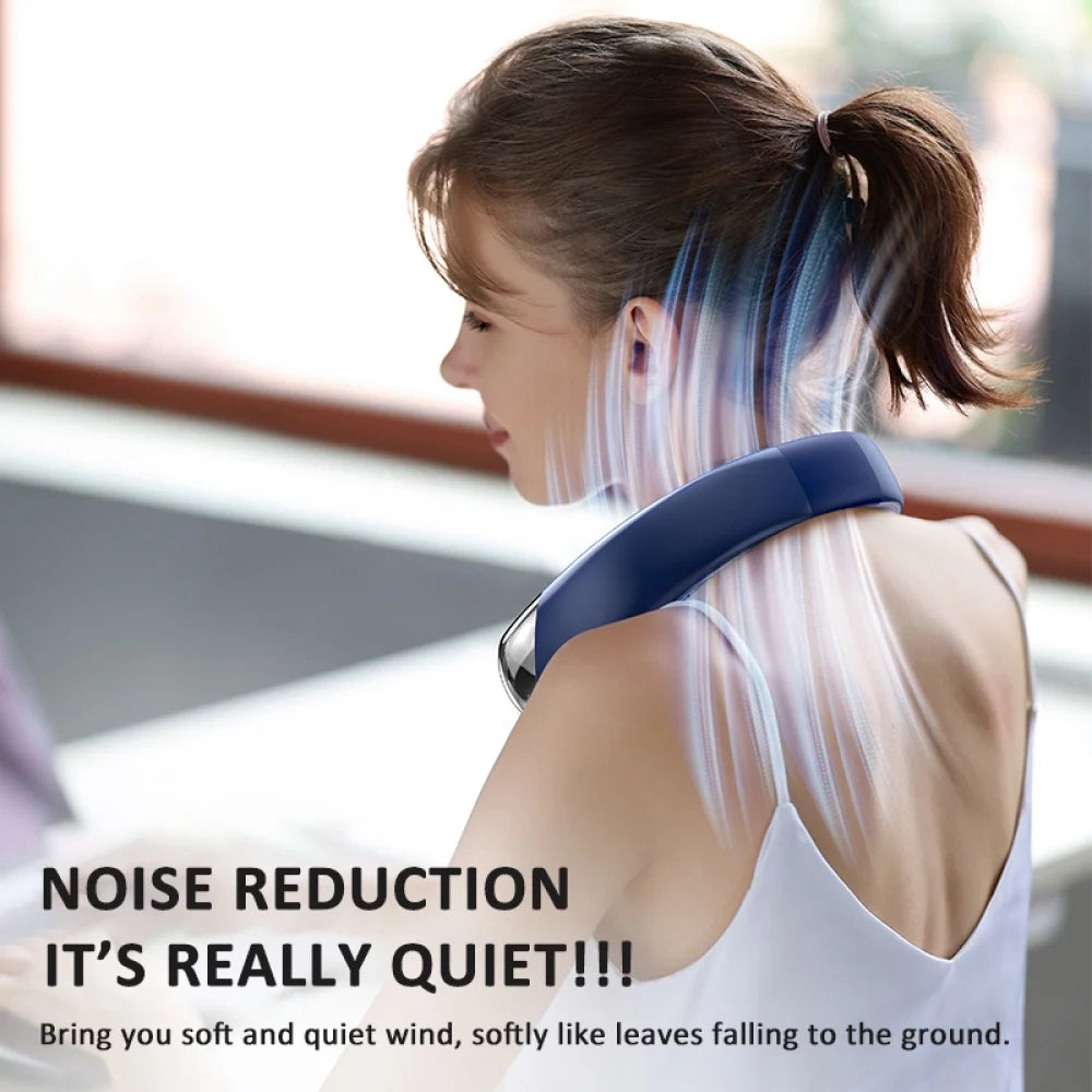 New Neck  Portable Hanging Wearable Cooling s Bladeless Cooler for Outdoor Camping & Home