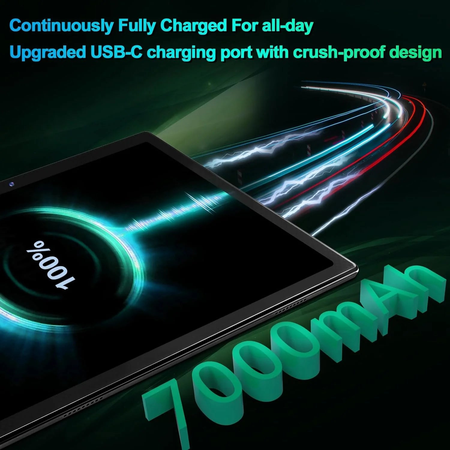 14 Tablet,10Inch 2025 Newest Tablet,Octa-Core Processor with 16GB (8+8 Expand) RAM+128GB ROM+1TB Expand,2.4G/5G Wifi Tablet with Keyboard,1280 * 800 IPS Display Laptop Tablet,Black
