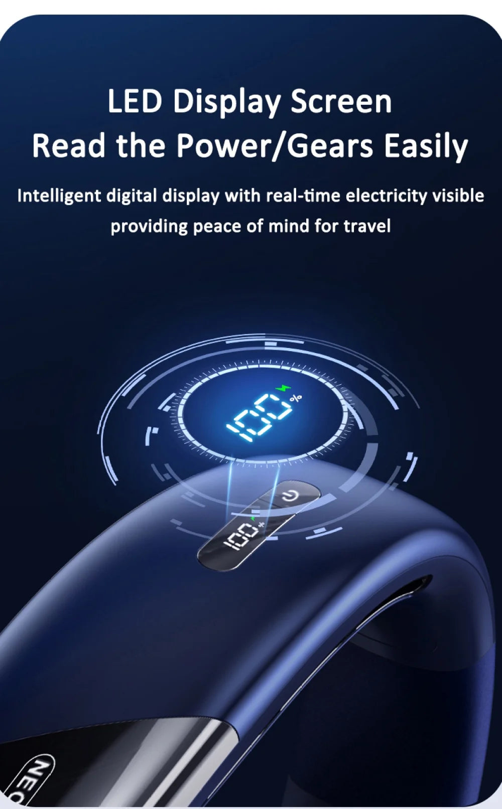 New Neck  Portable Hanging Wearable Cooling s Bladeless Cooler for Outdoor Camping & Home