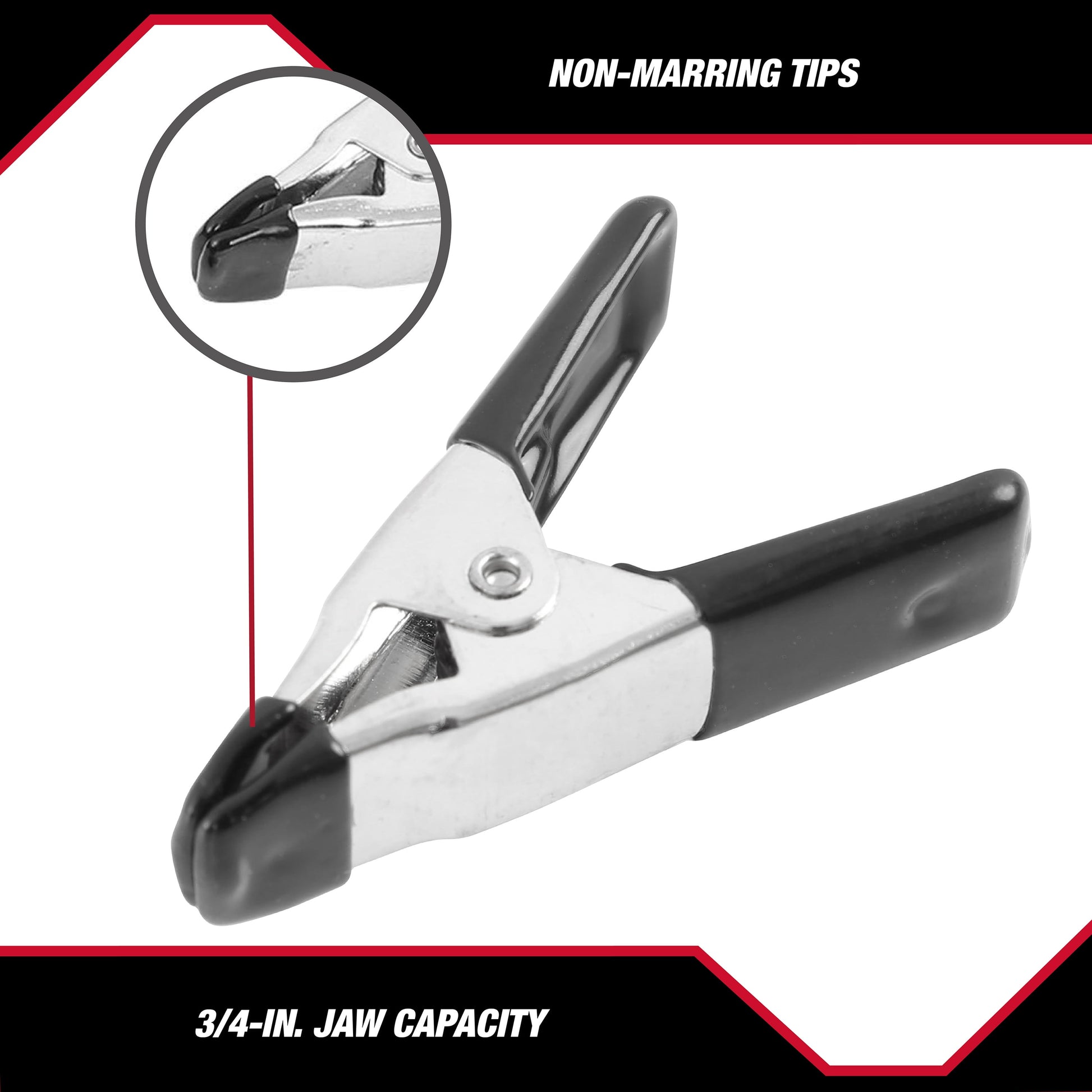12-Piece Mini Metal Spring Clamp Set